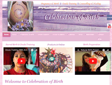 Tablet Screenshot of celebrationofbirth.com